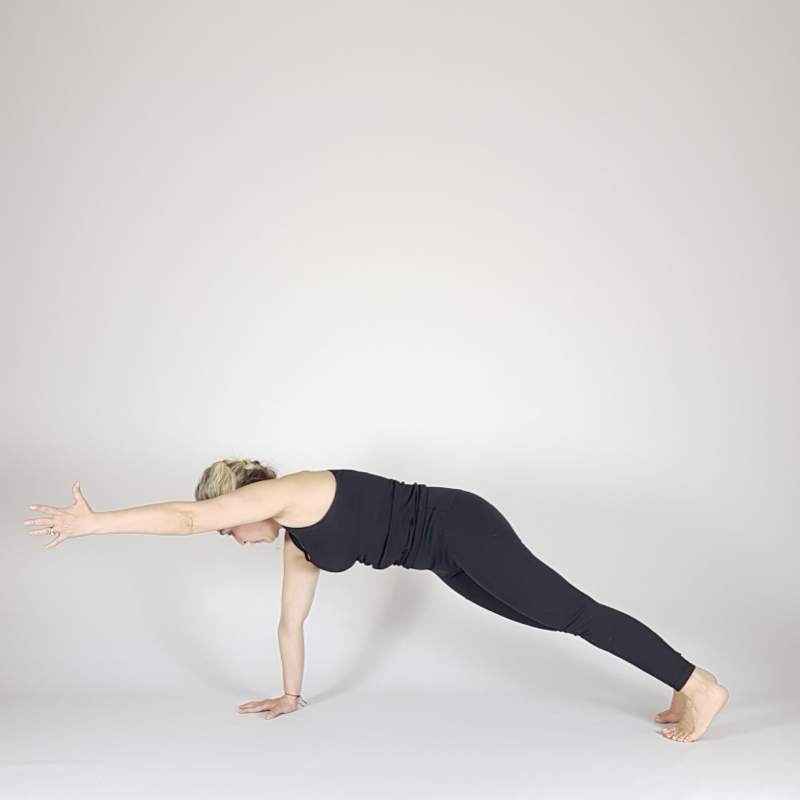 One Arm Plank Reach