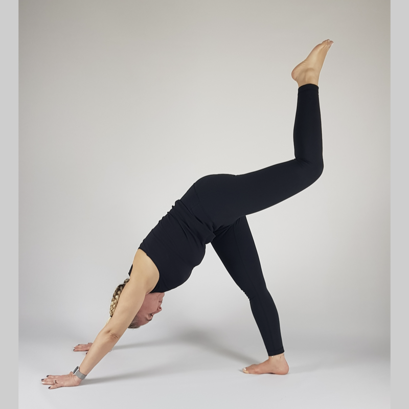 Three-Legged Downward Dog Hip Open