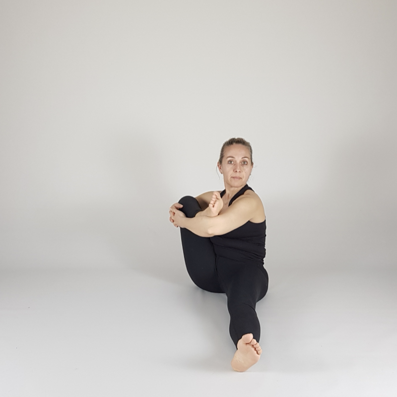 Seated Spinal Twist Variation