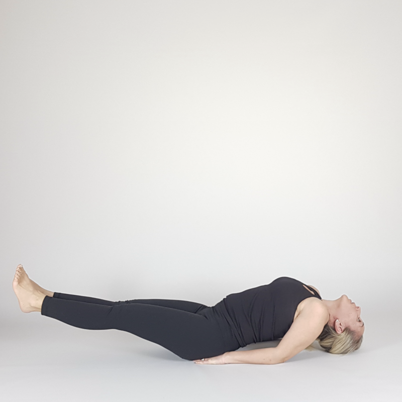 Legs Lifted Supine Pose