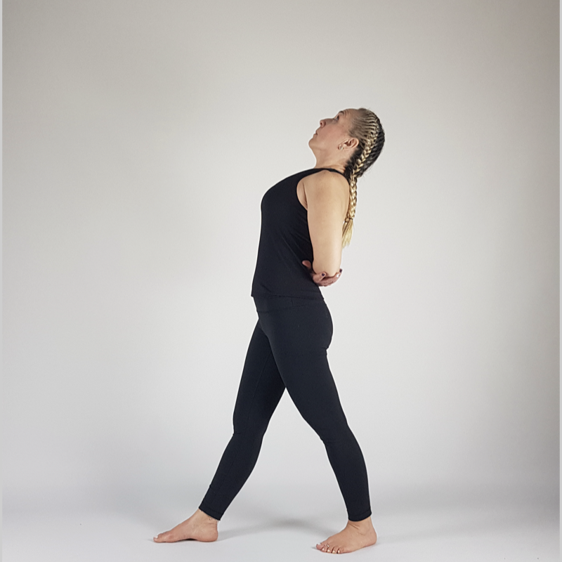 Standing Backbend with Hands on Lower Back