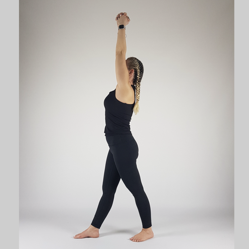 High Lunge with Arms Raised