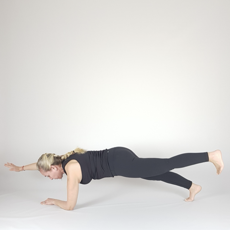 Forearm Plank Arm Reach