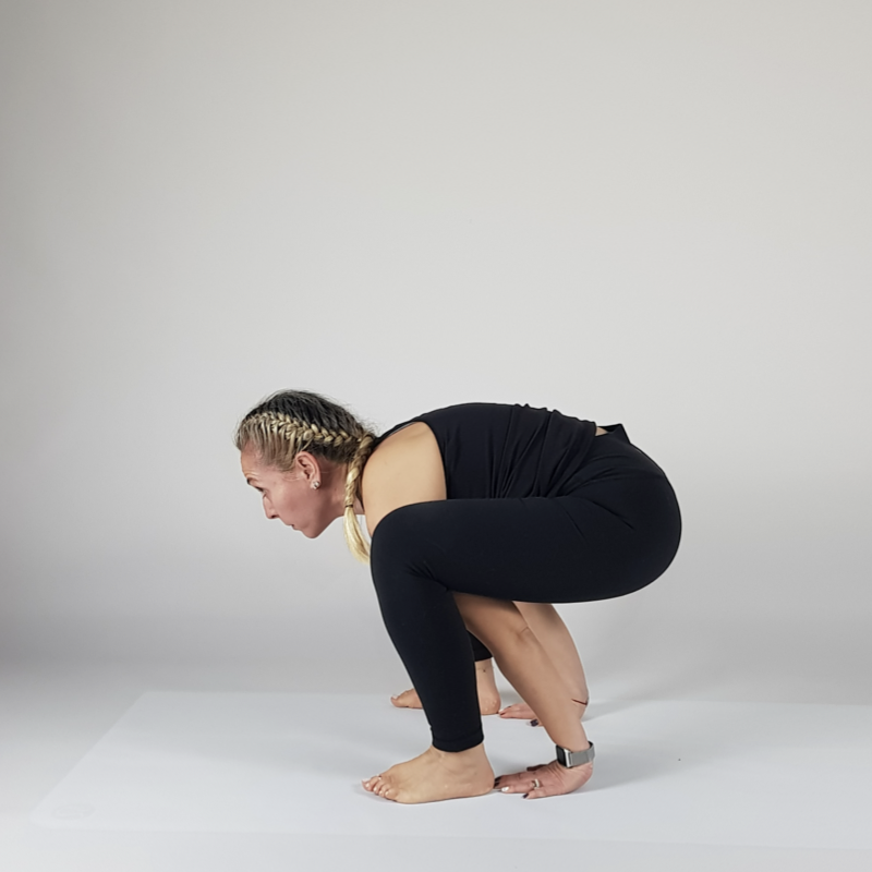 Yogi Squat with Twist