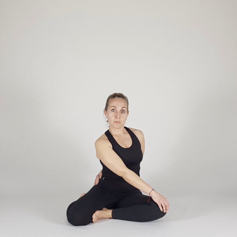 Seated Cross-Legged Twist