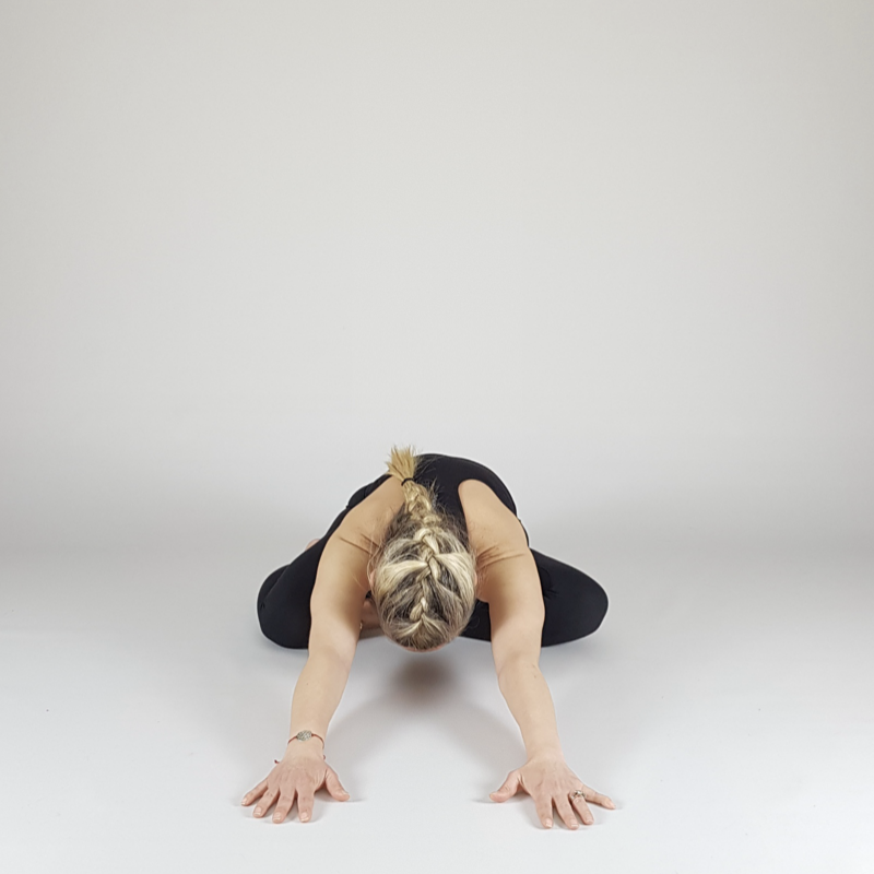Seated Wide Forward Stretch