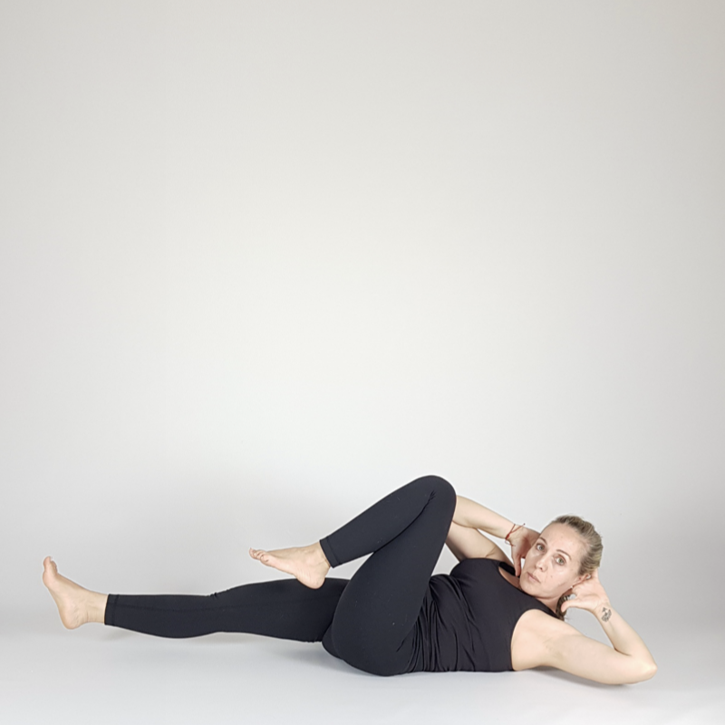 Reclined Knee Hug