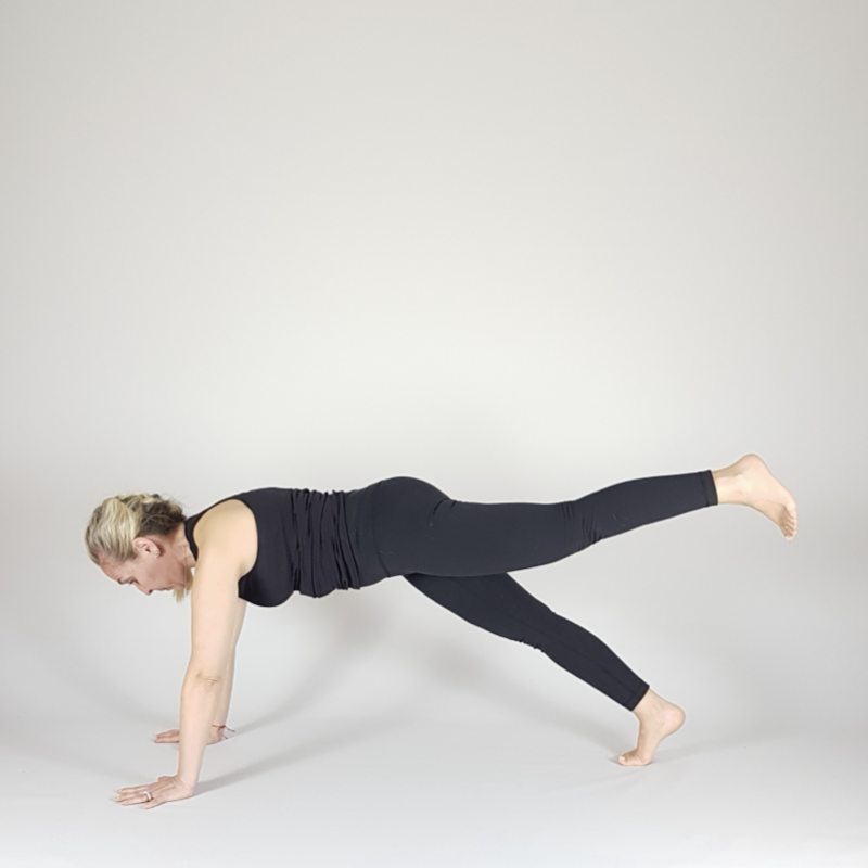 Three-Legged Plank