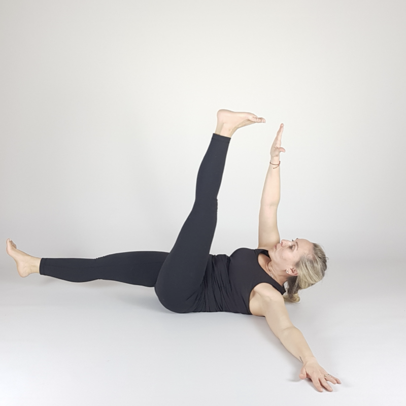 One Leg Supine Twist
