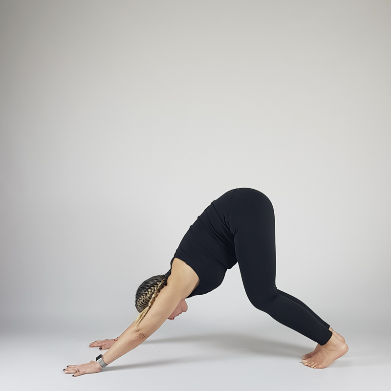 Downward Facing Dog Bent Knees