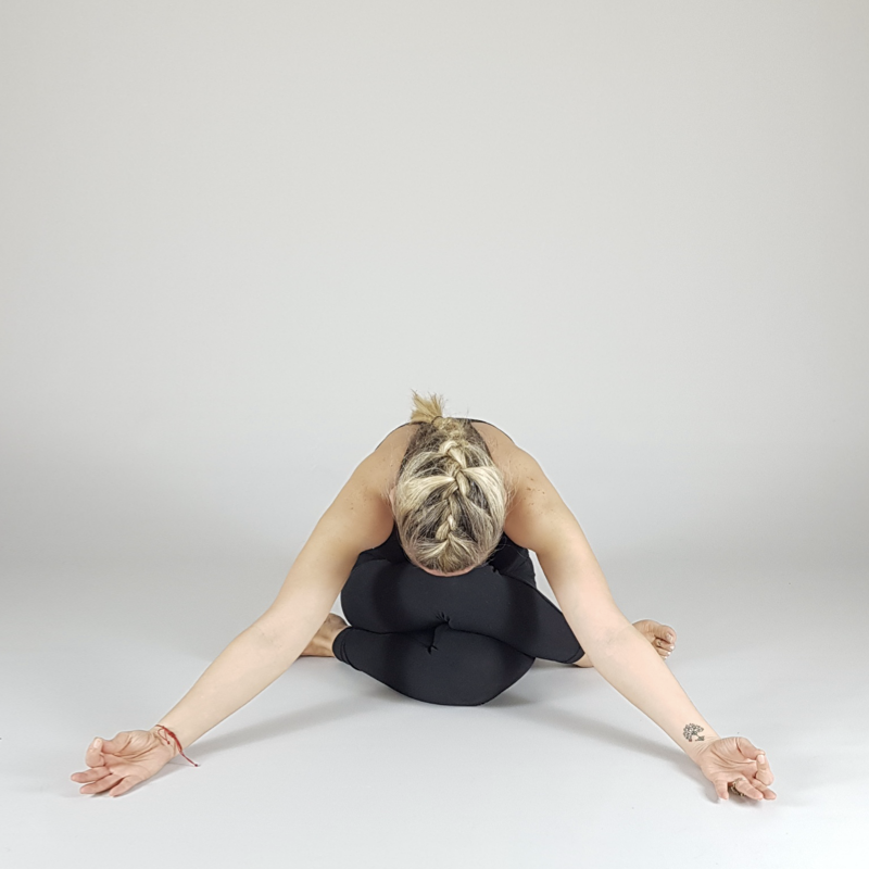 Wide Arm Seated Forward Fold
