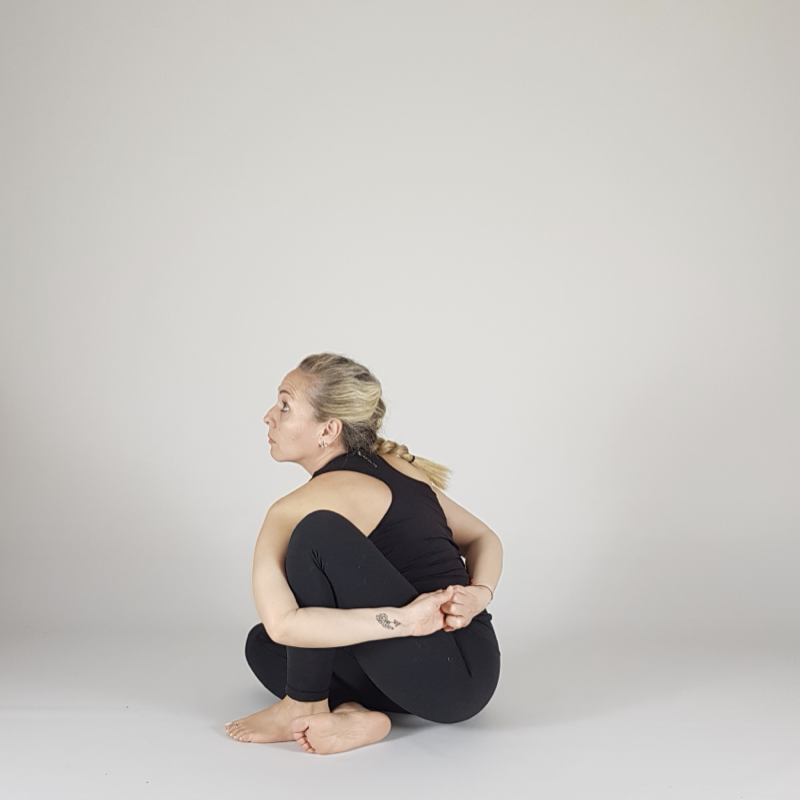 Seated Twist with Extended Leg
