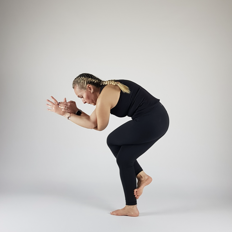 Chair Eagle Pose